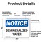 Signmission Demineralized Water, 10 in W x Rectangle, Plastic OS-2PACK-NS-P-710-L-10972 - alternate 7